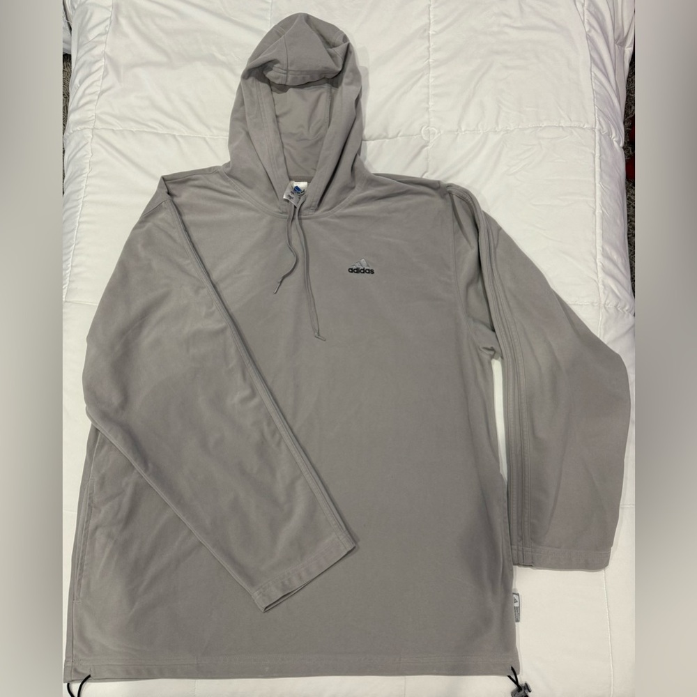 Men’s Adidas Gray Pullover Hoodie Size L